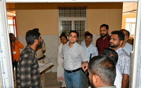 Jabalpur News: रांझी सिविल अस्पताल का एक्सटेंशन भवन का जल्द होगा लोकार्पण, कलेक्‍टर सिंह ने किया निरीक्षण