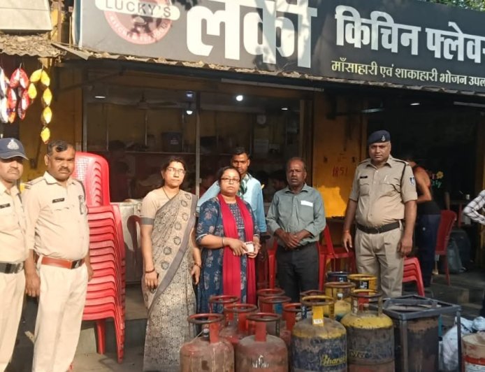 Jabalpur News: होटलों में मिले घरेलू रसोई गैस, 22 गैस सिलेंडर जब्‍त