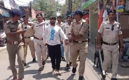 Jabalpur News: 22 वारदातों में फरार रहे बाबू सिंधी को पुलिस ने दबोचा, जिन गलियों में था उसका आतंक... वहां नंगे पांव घुमाया