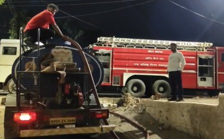 Jabalpur News: शॉर्ट सर्किट से टाल में धंधकी आग, गंगासागर इलाके में देर रात लगी आग