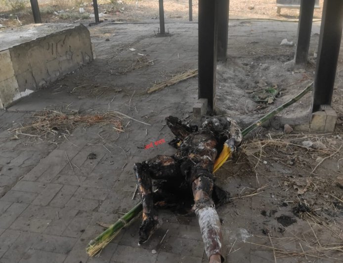 Jabalpur News: सिहोरा-खितौला मुक्तिधाम में सनसनीखेज घटना, जलती चिता में लेटा युवक... जांच में जुटी पुलिस