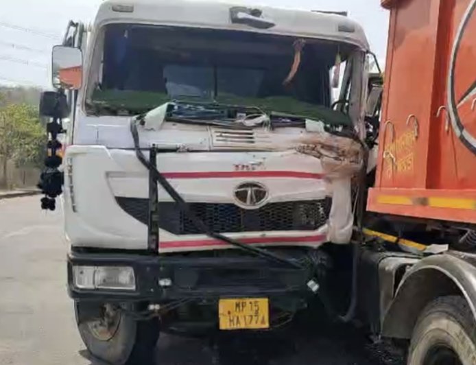 Jabalpur News: नागा घाटी में खड़े ट्रक से टकराया बेकाबू डंपर, एक घायल ​