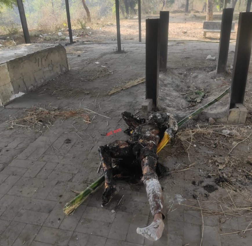 Jabalpur News: सिहोरा-खितौला मुक्तिधाम में सनसनीखेज घटना, जलती चिता में लेटा युवक... जांच में जुटी पुलिस