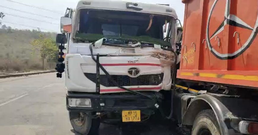 Jabalpur News: नागा घाटी में खड़े ट्रक से टकराया बेकाबू डंपर, एक घायल ​