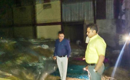 Jabalpur News: रात 12 बजे कलेक्टर पहुंचे गेंहू खरीदी केंद्र, खुले में रखा गेंहू देख भड़के...केंद्र प्रभारी को नोटिस