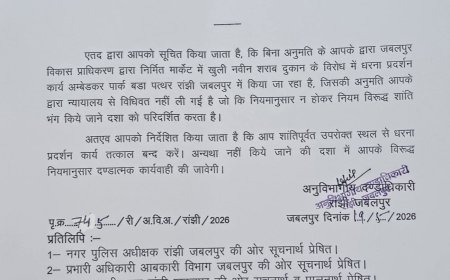 Jabalpur News: रांझी में शराब दुकान का विरोध करने वालों पर प्रशासन ने कसा शिकंजा, तत्काल प्रदर्शन बंद करने के निर्देश
