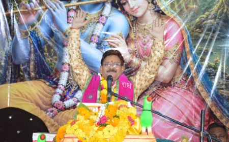 Jabalpur News: गुड़हाई में चल रही भागवत कथा के अंतिम दिन बताया गया दीनता का मतलब