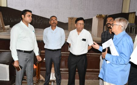Jabalpur News: कलेक्टर-एसपी पहुंचे RDVV, 36वें दीक्षांत समारोह की तैयारियों का लिया जायजा