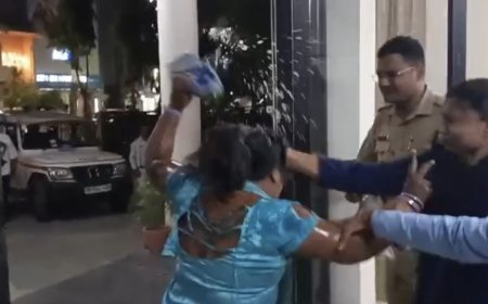 Jabalpur News: युवक की गिरफ्तारी से ख़फ़ा महिला ने थाने पहुंच किया हंगामा, खुद पर उड़ेला ज्वलनशील पदार्थ