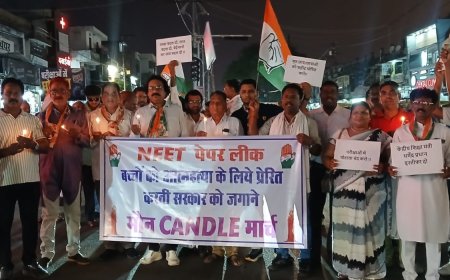 Jabalpur News: NEET पेपर लीक मामले में ब्लॉक कांग्रेस कमेटी रांझी ने आयोजित की श्रद्धांजलि सभा
