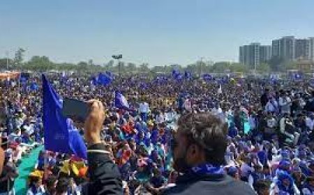 भोपाल में  भीम आर्मी का शक्ति प्रदर्शन, जानिये MP में इसका कितना असर ?