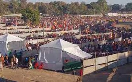 कुबेरेश्वर धाम - रुद्राक्ष महोत्सव की भीड़ में तीन महिलाएं लापता, इंदौर-भोपाल हाईवे पर 27km जाम