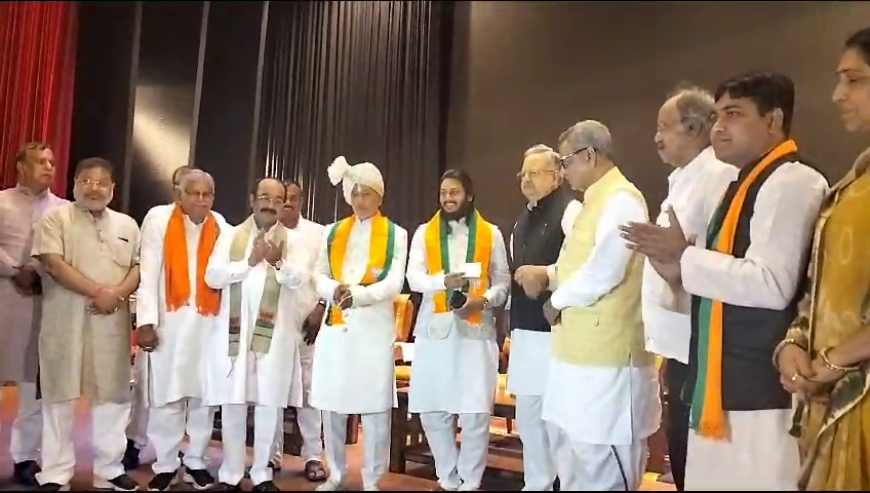 धर्म गुरु बालदास बीजेपी में शामिल,अभी कांग्रेस में थे...