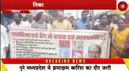 Jabalpur News: डेंगू से बचाव के लिए आम नागरिकों को जागरूक करने सड़क पर उतरे विधायक रोहाणी